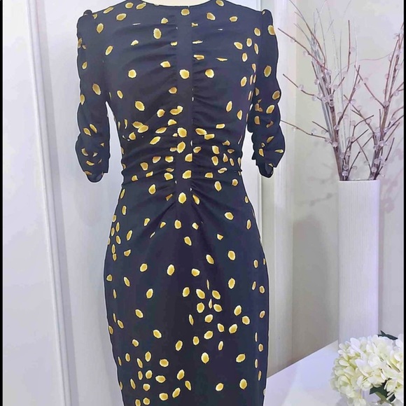🎈🧨💗Host Pick ☄️🧨 Gorgeous Country Road ruched patterned pencil dress - Picture 9 of 9
